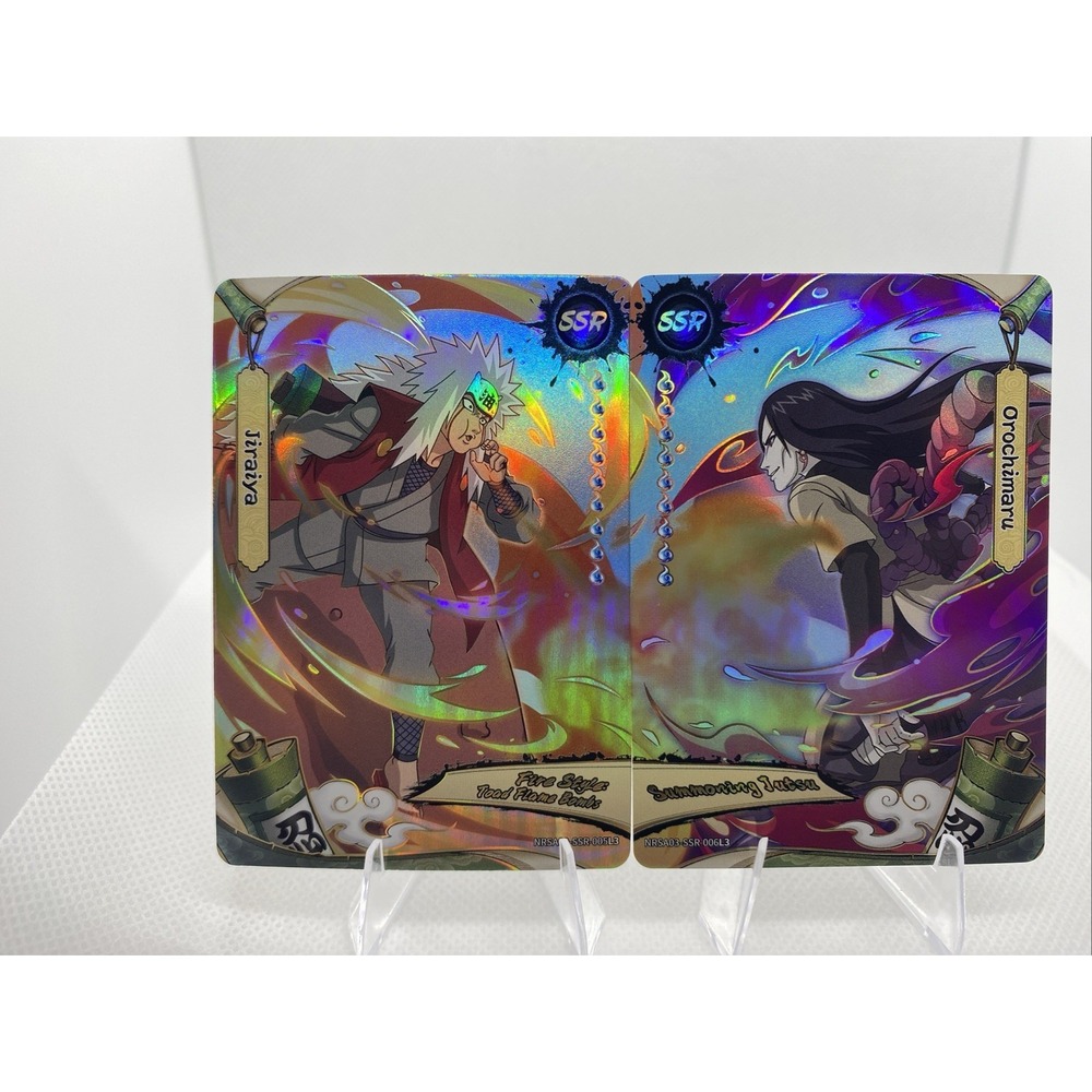 Naruto Kayou Series 3 Jiraiya Orochimaru SSR-005-006 Trading Cards